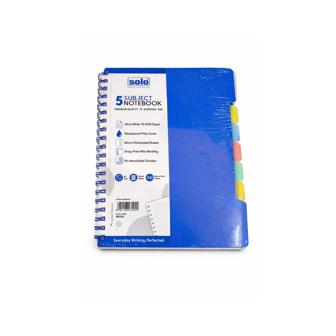 Solo Premium Quality Five Subject Notebook