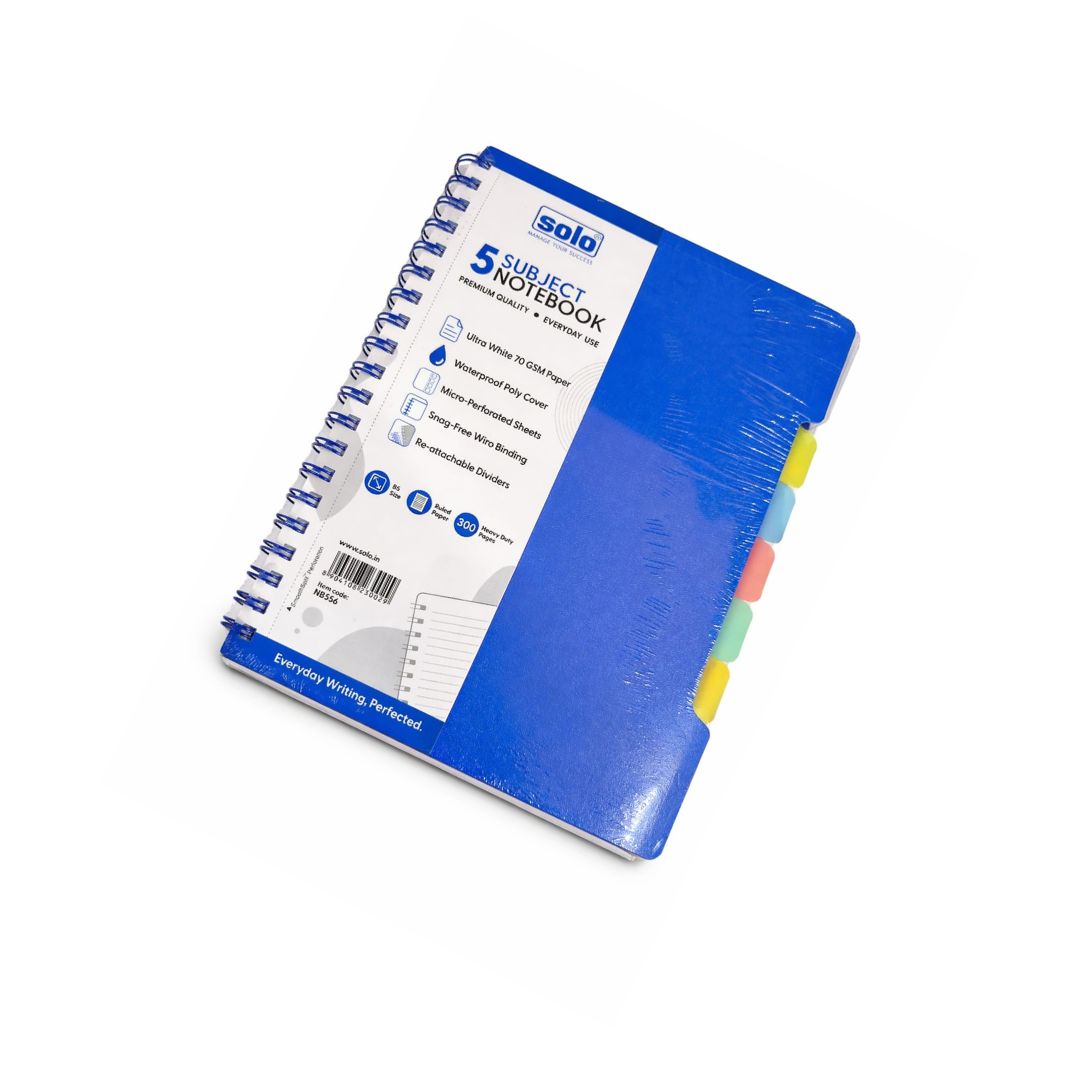 Solo Premium Quality Five Subject Notebook