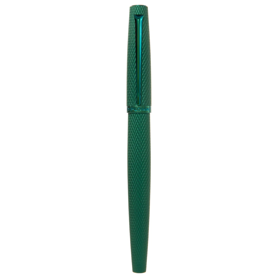 Diplomat Viper Green Guilloche Roller Ball Pen D41304030