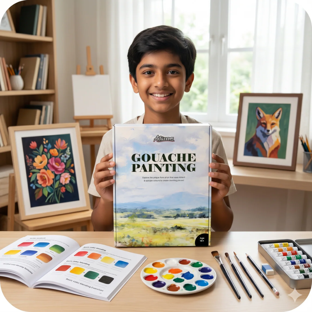 Artworms Gouache Painting Kit