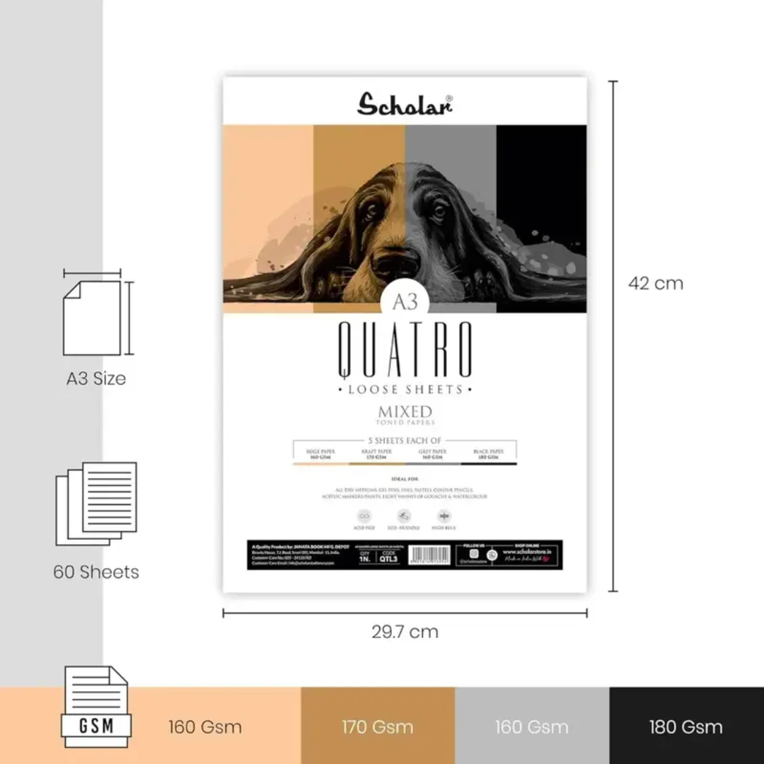 Scholar Quatro Loose Sheets