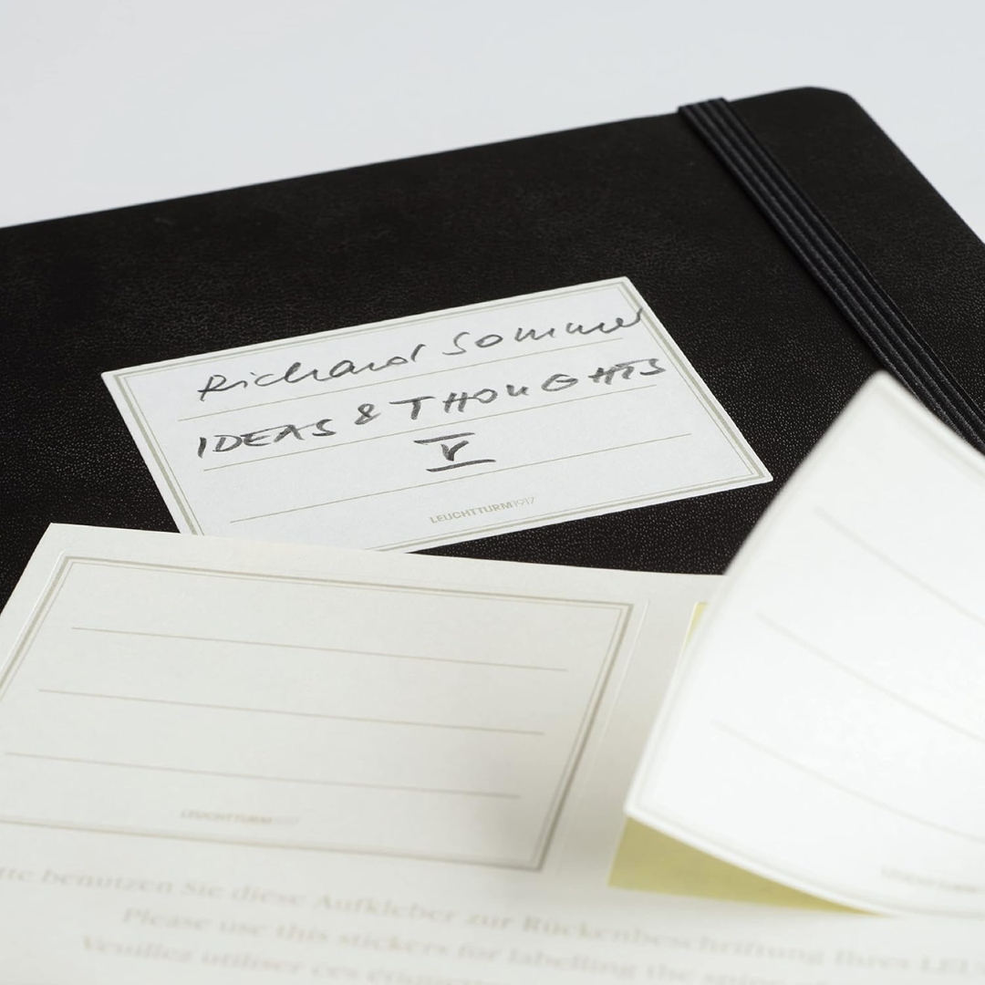 Leuchtturm1917 Ruled Notebook-A4+(235 Pages) - BLACK