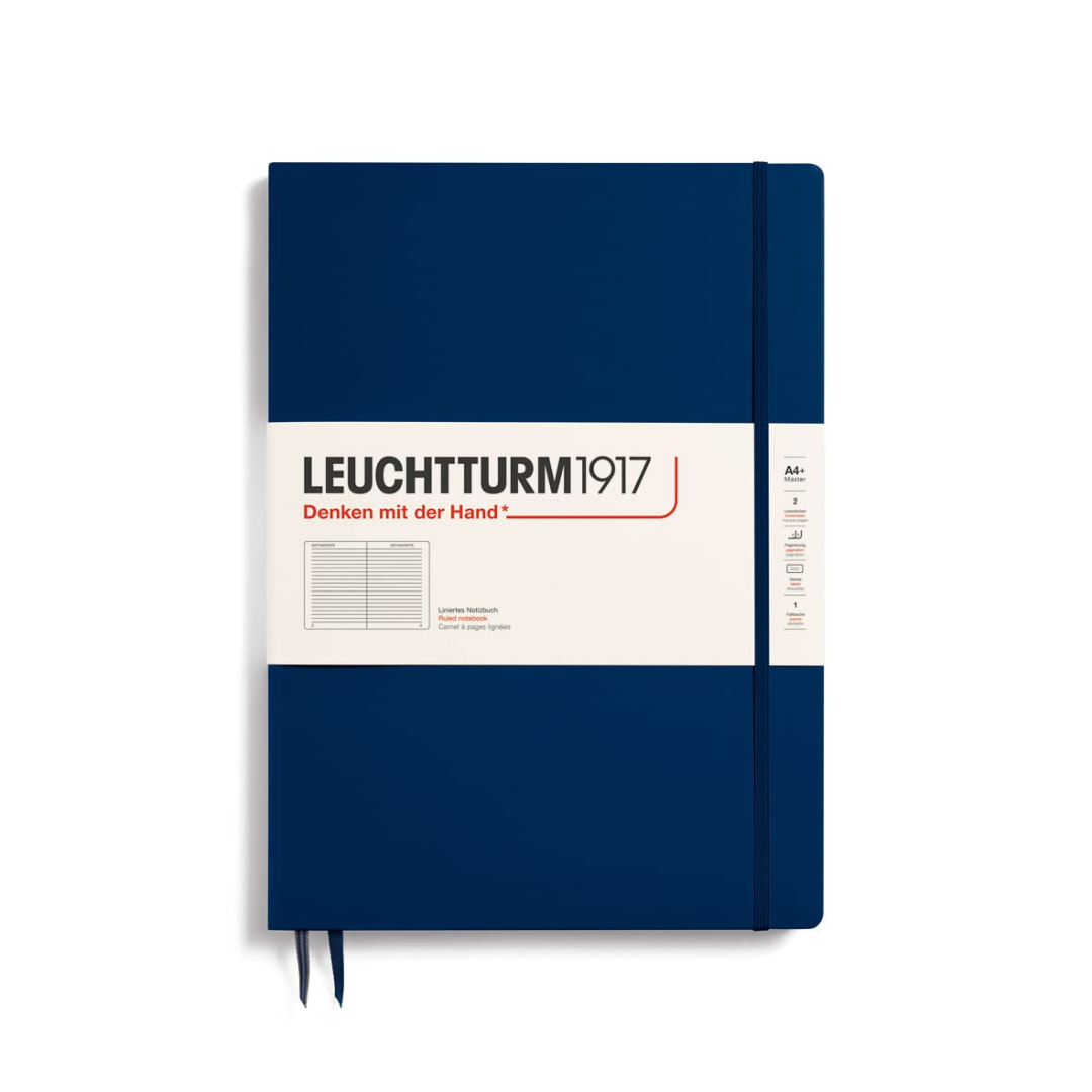 Leuchtturm1917 Ruled Notebook Master slim A4+