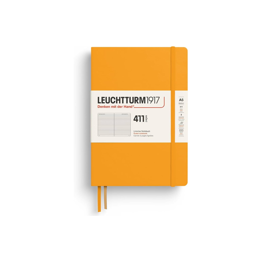Leuchtturm1917 Ruled Notebook  A5 (411 Pages)