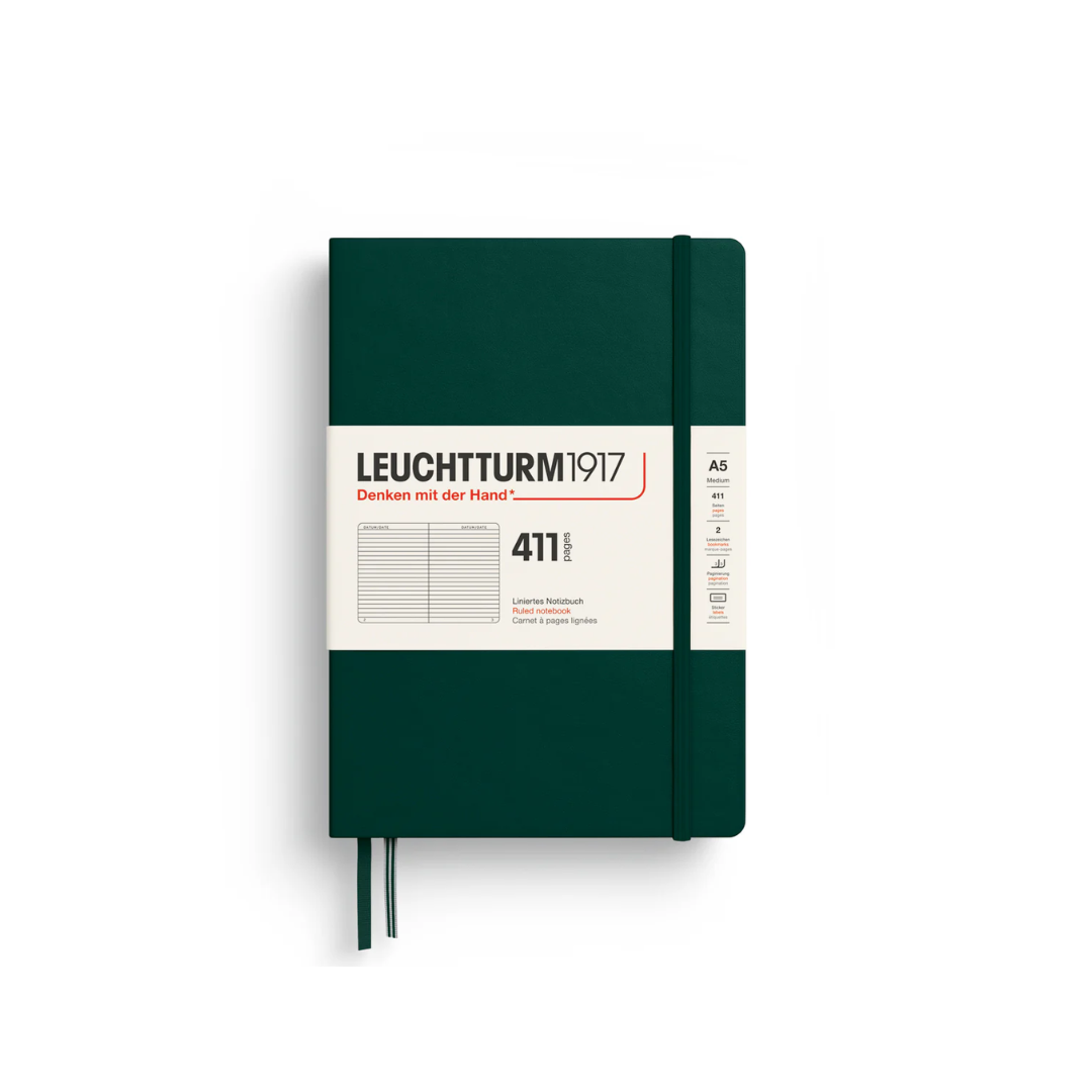 Leuchtturm1917 Ruled Notebook  A5 (411 Pages)