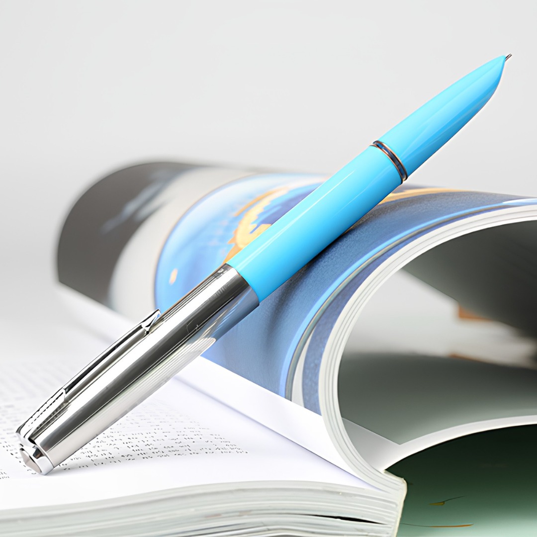 Hero 616 Plus F Fountain Pen Silver Cap