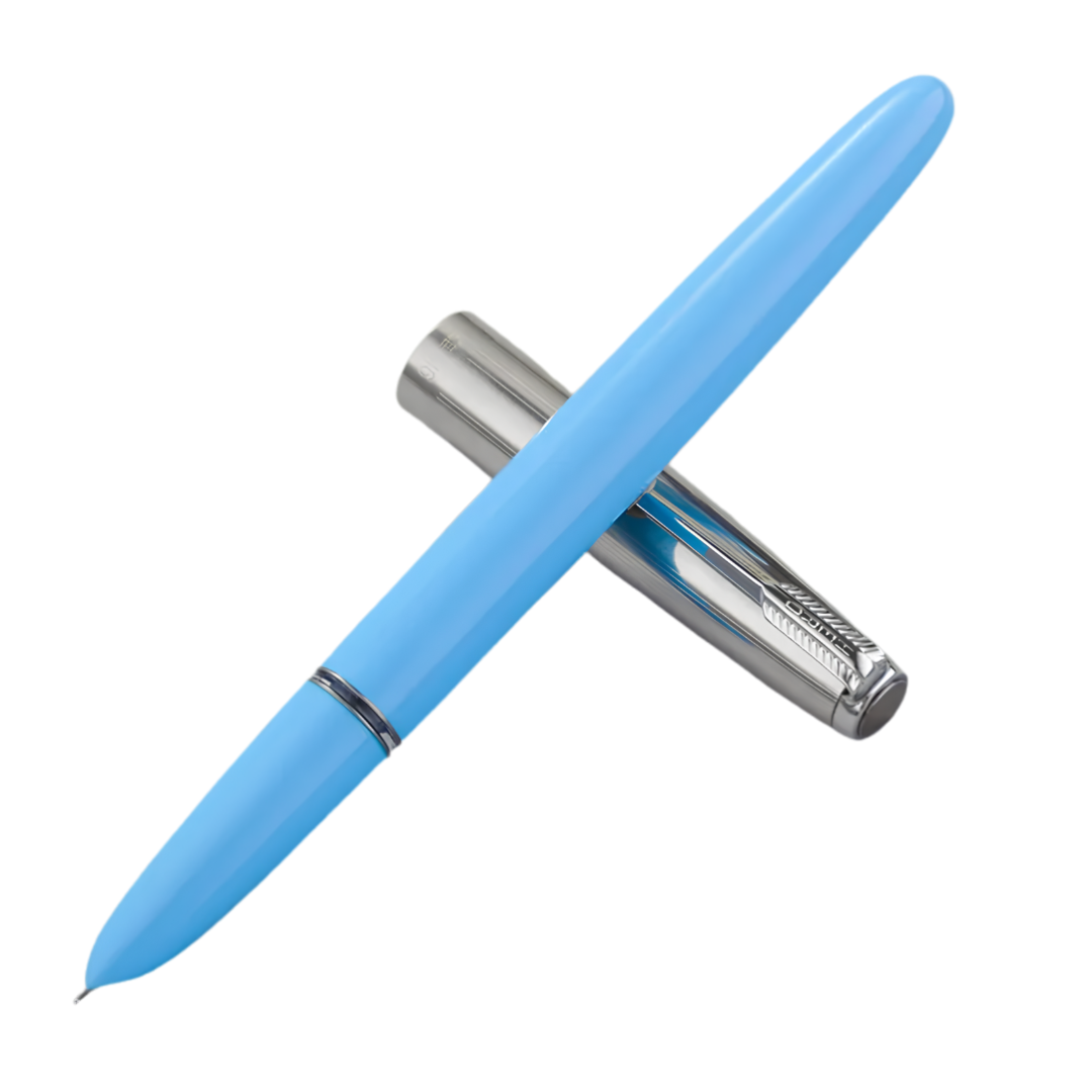 Hero 616 Plus F Fountain Pen Silver Cap
