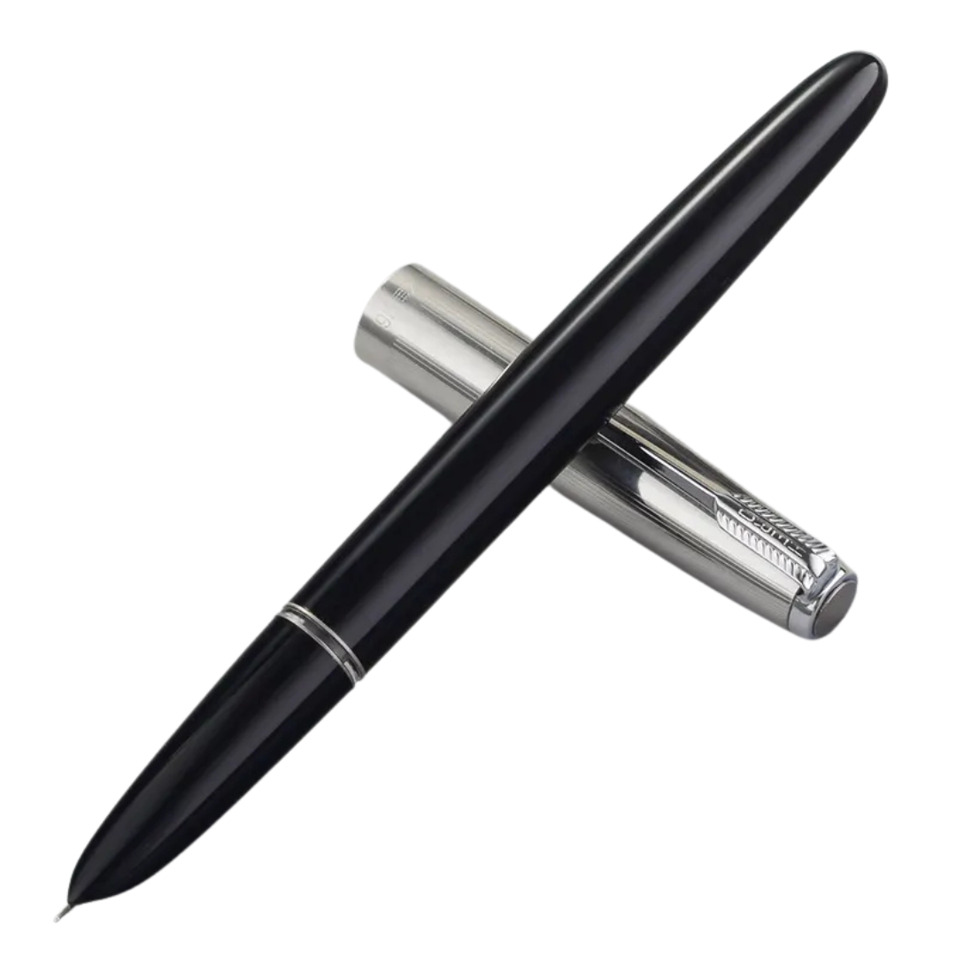 Hero 616 Plus F Fountain Pen Silver Cap