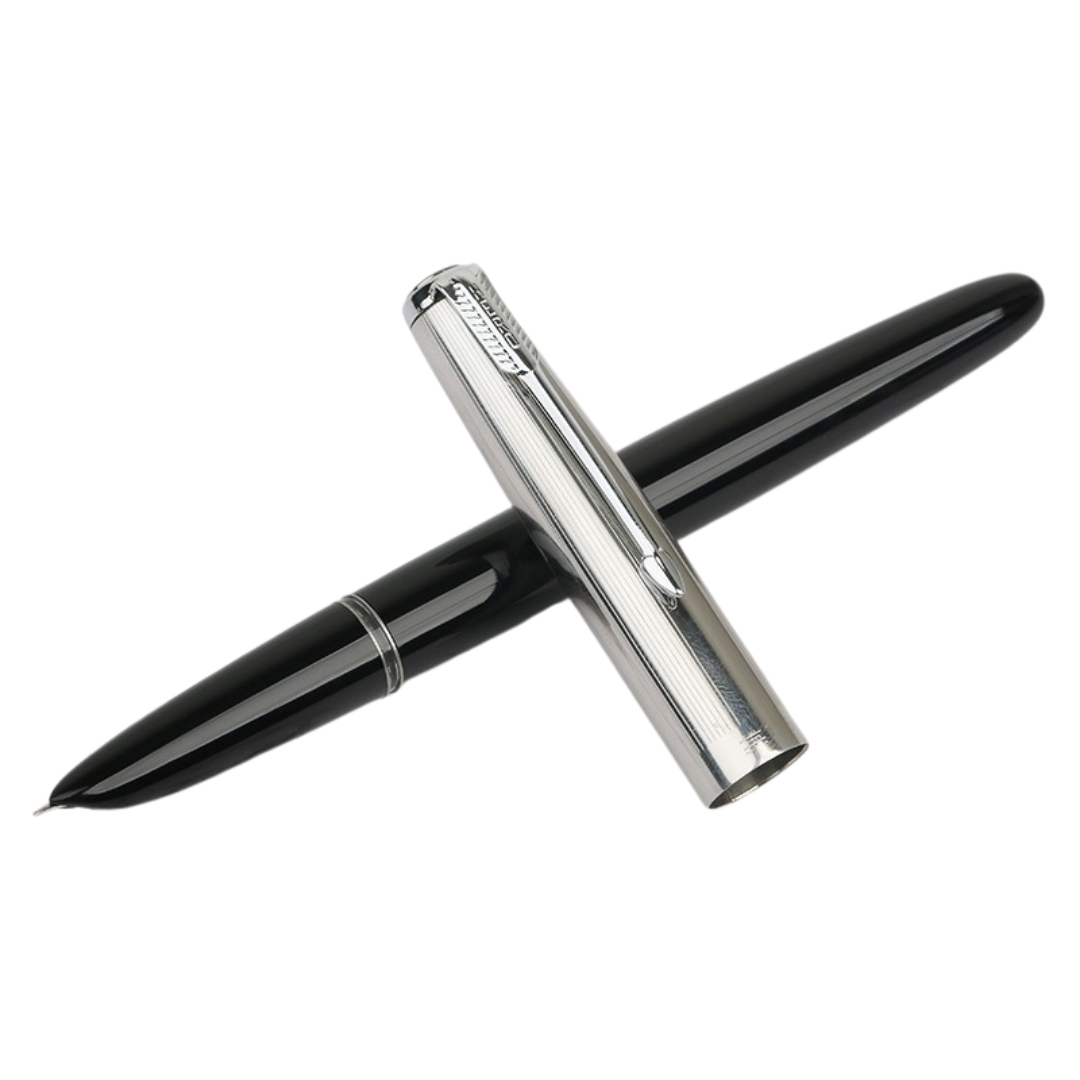 Hero 616 Plus F Fountain Pen Silver Cap