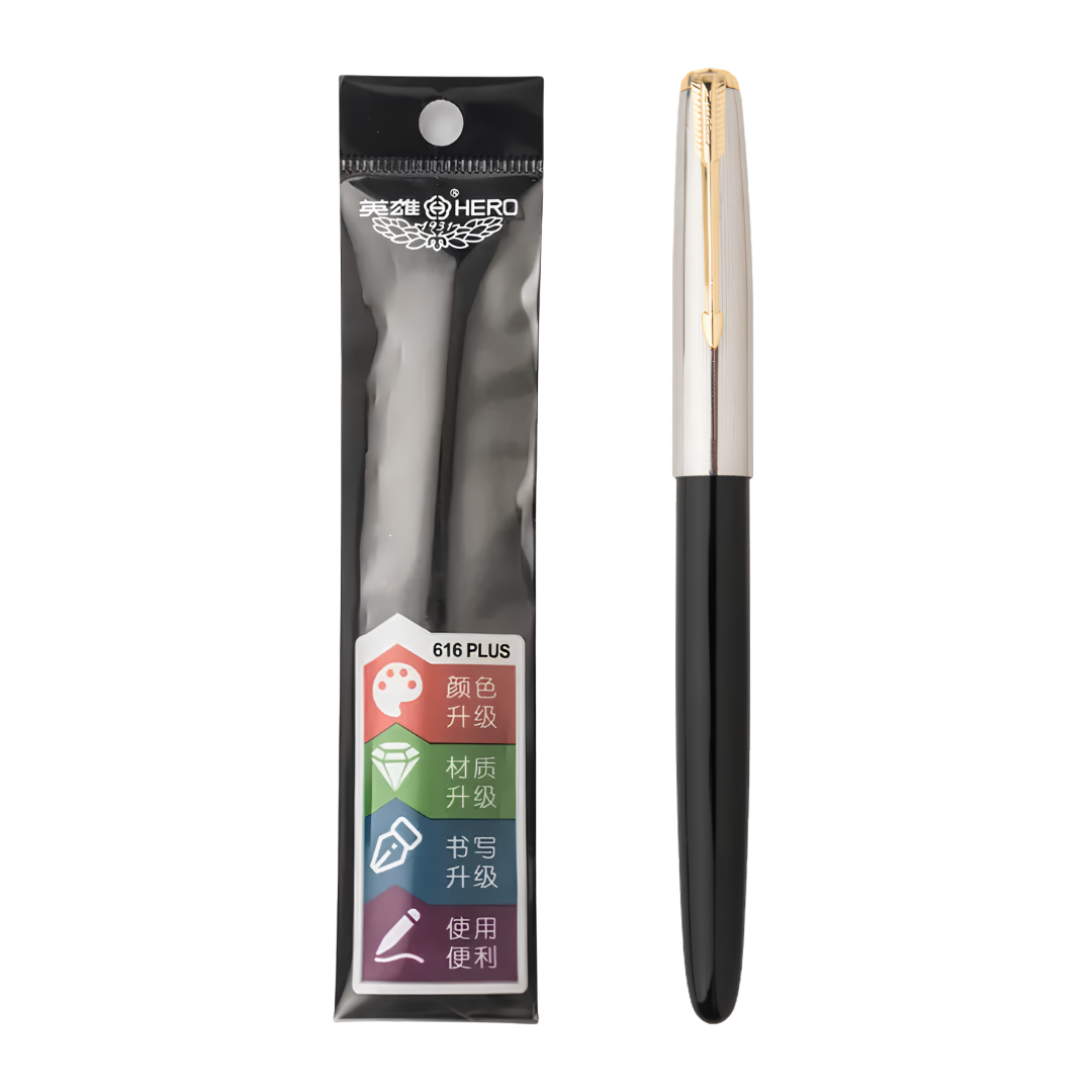 Hero 616  Fountain Pen Plus Gold Cap