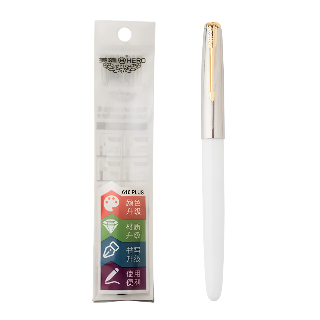 Hero 616  Fountain Pen Plus Gold Cap