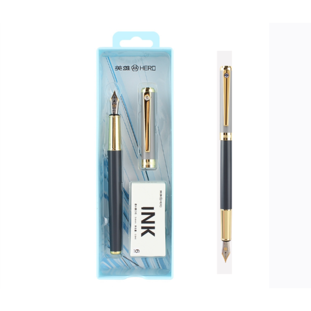 Hero A06 Morandi Iridium Pen Signature Replaceable Ink Bag Fountain Pen