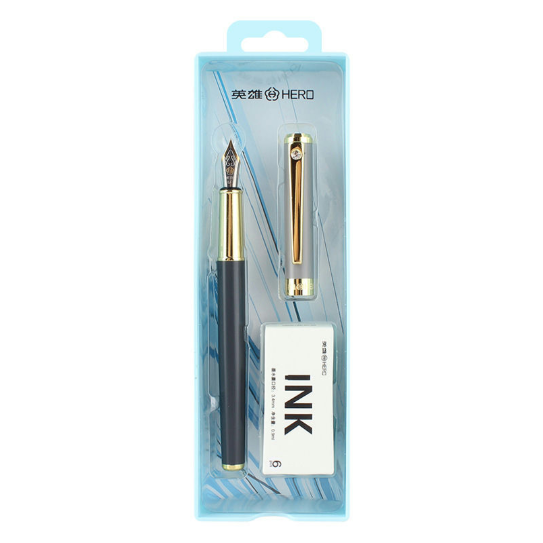 Hero A06 Morandi Iridium Pen Signature Replaceable Ink Bag Fountain Pen
