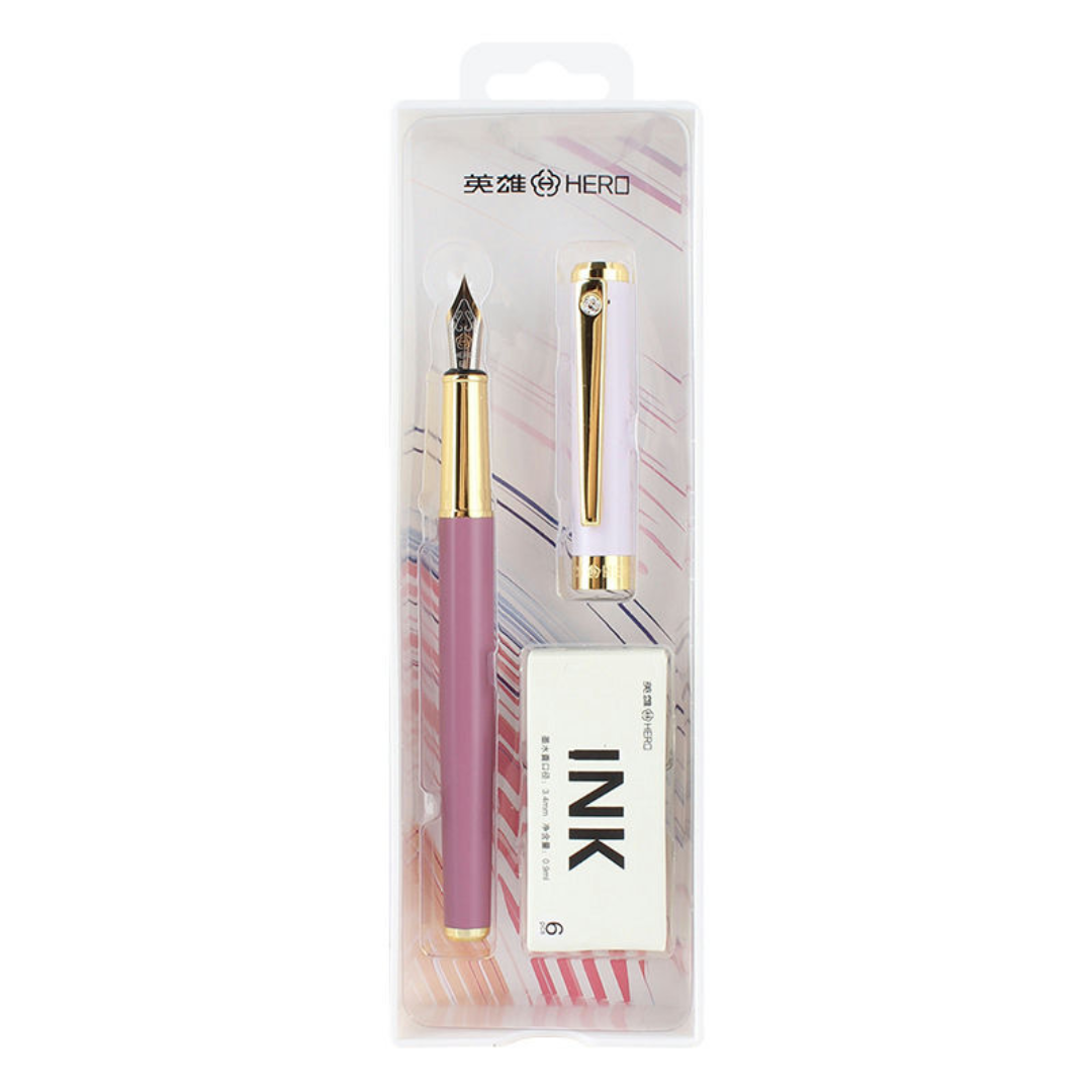 Hero A06 Morandi Iridium Pen Signature Replaceable Ink Bag Fountain Pen