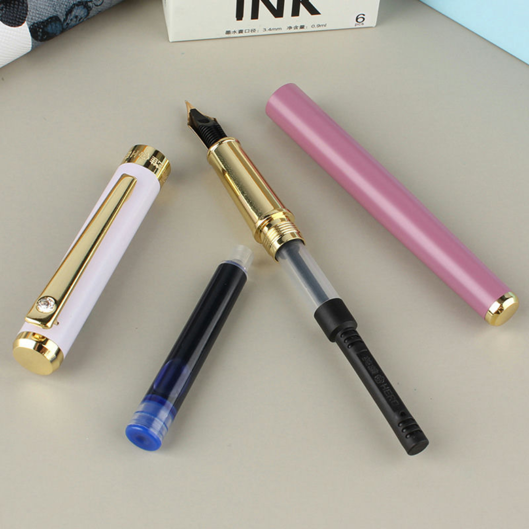 Hero A06 Morandi Iridium Pen Signature Replaceable Ink Bag Fountain Pen