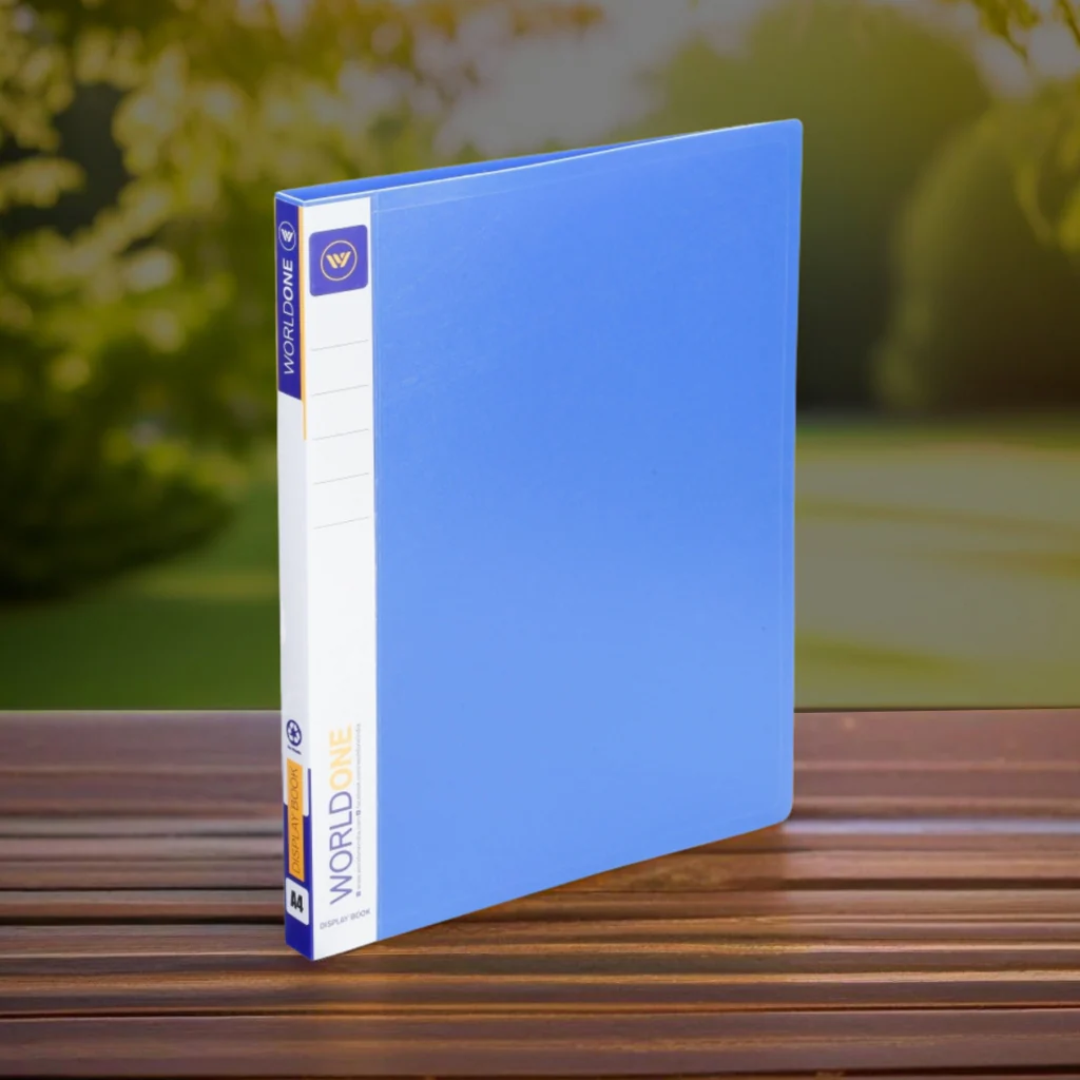 Worldone Black Display Book File