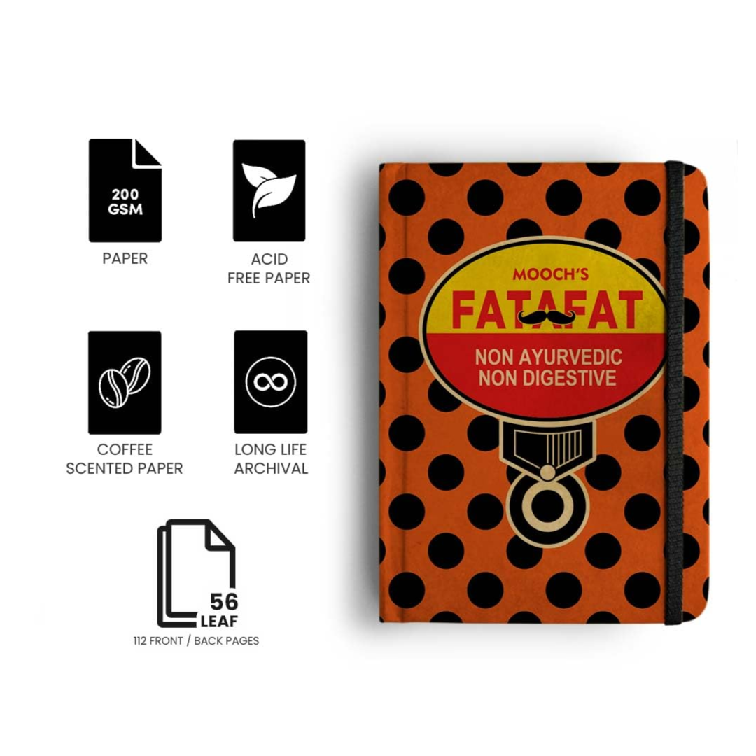 Mooch Fatafat Plain Notebook