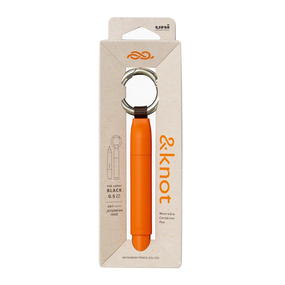 Uni Jetstream Inside & Knot Ballpoint Pen With Carabiner