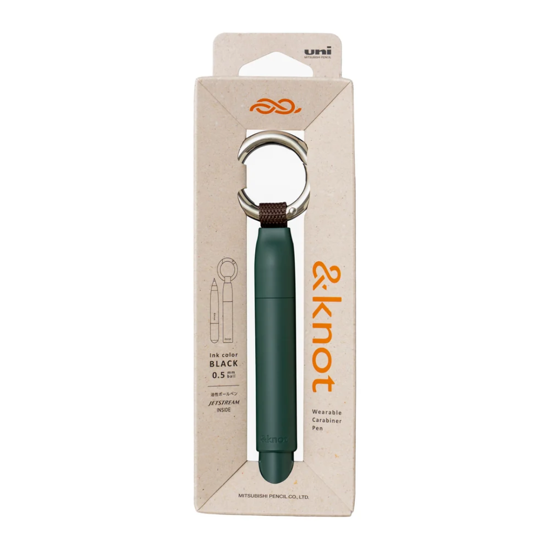 Uni Jetstream Inside & Knot Ballpoint Pen With Carabiner