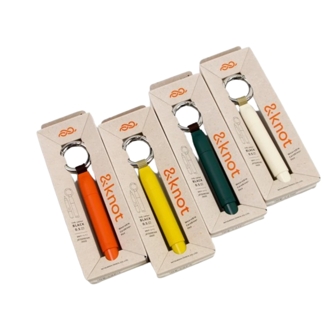 Uni Jetstream Inside & Knot Ballpoint Pen With Carabiner