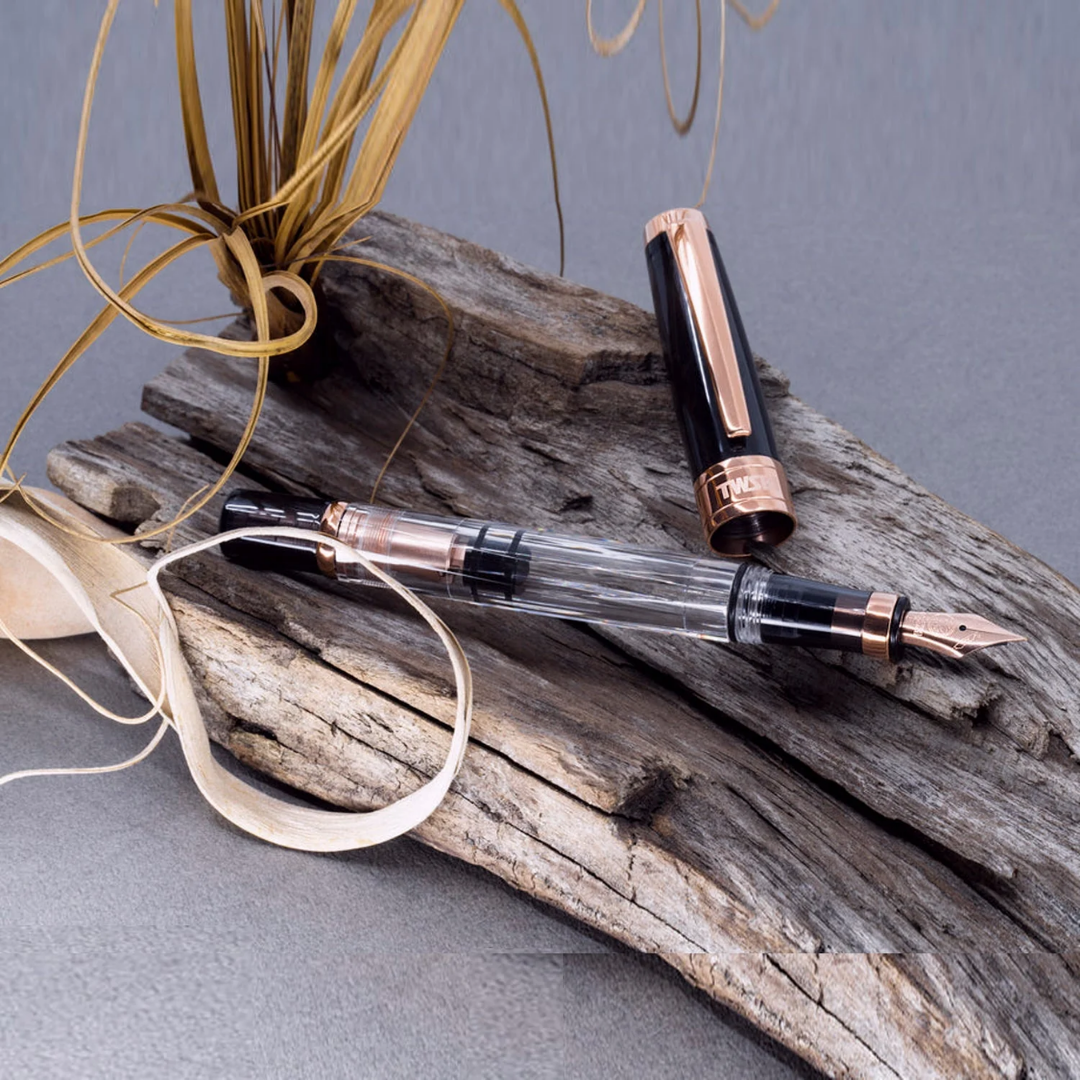 Twsbi Diamond Fountain Pen in Smoke Rose Gold