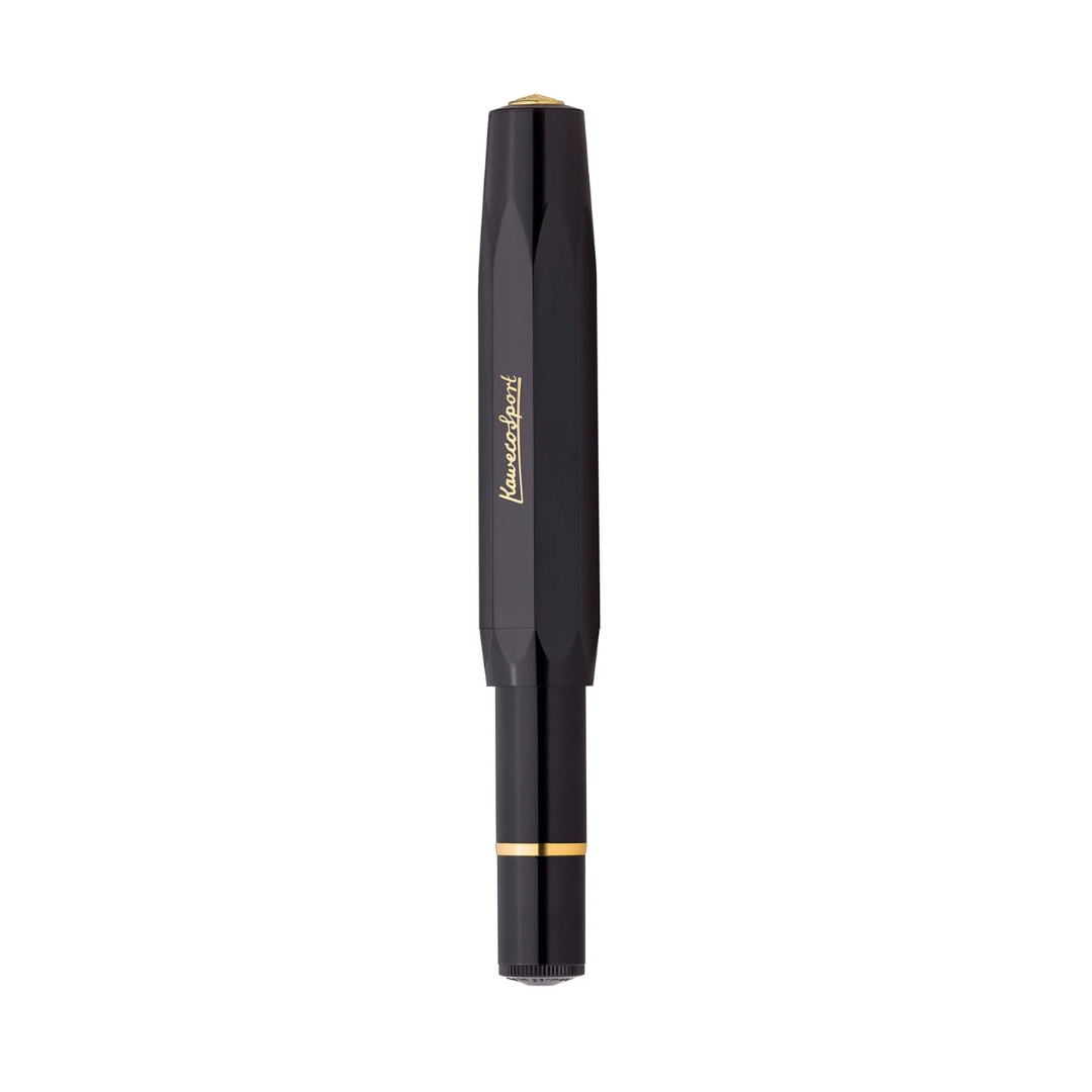 Kaweco Piston Sport Classic Black-Gold Fountain Pen