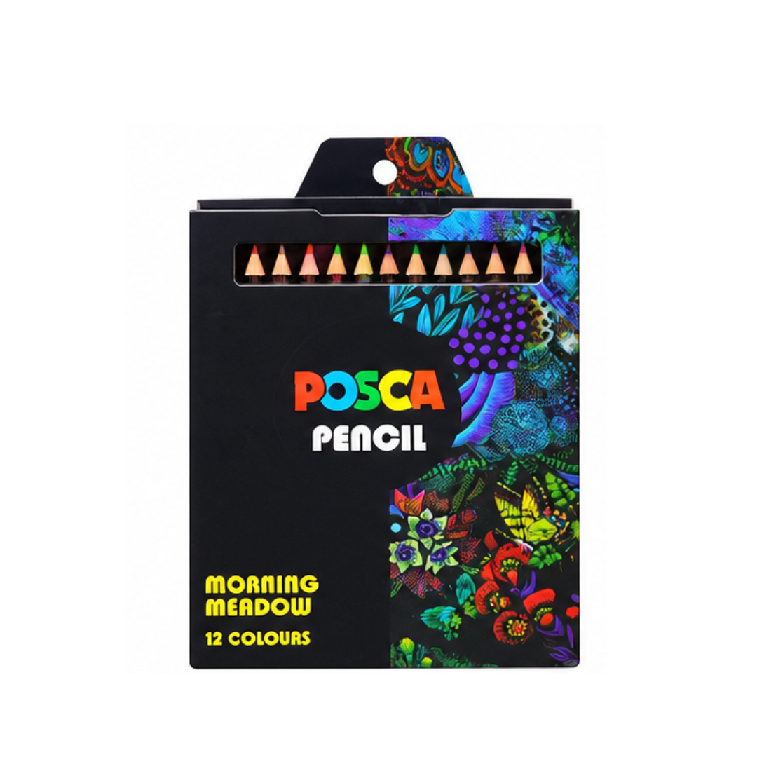 Uni-Ball Posca Morning Meadow Coloured Pencil Set