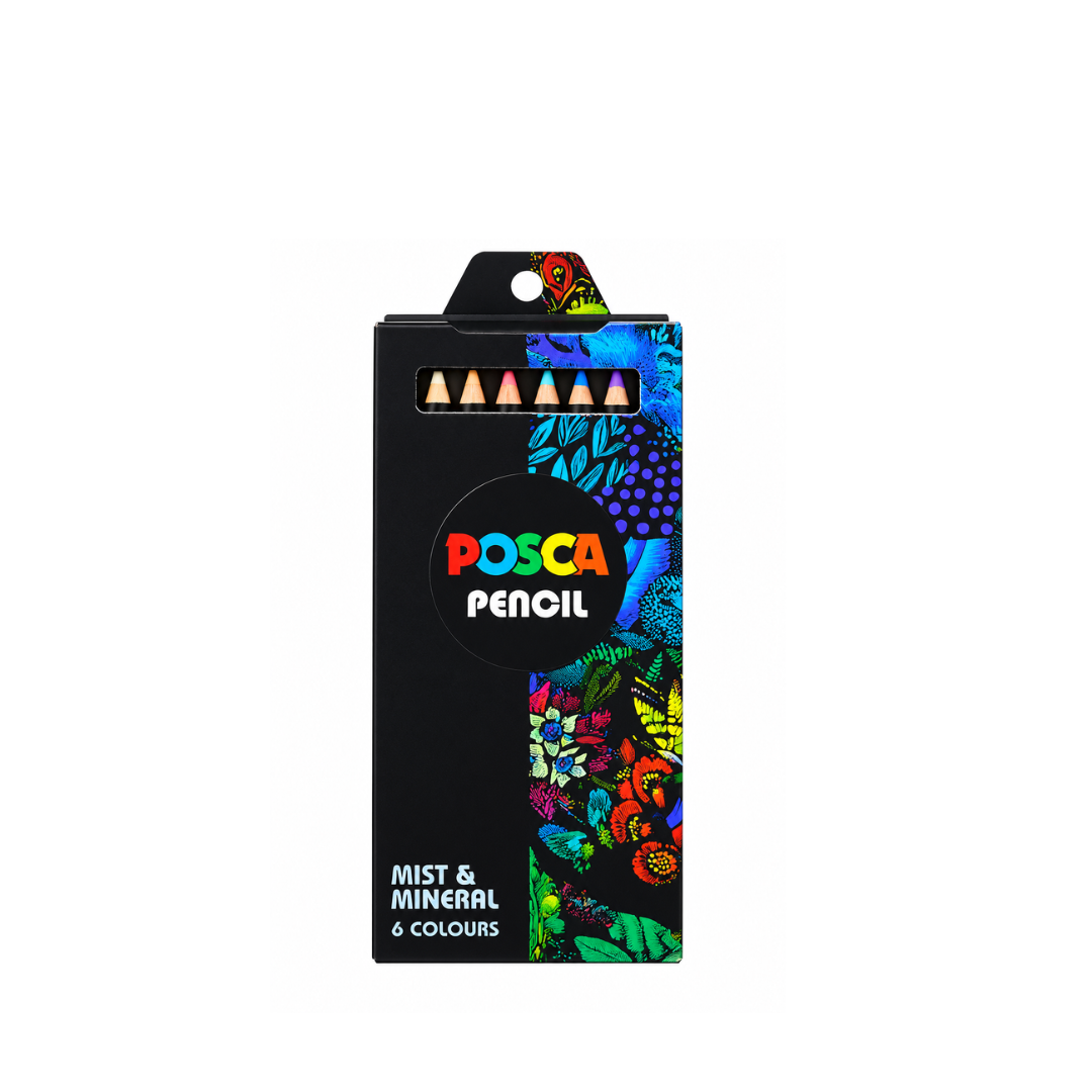 Uni-Ball Posca Coloured Pencil Set