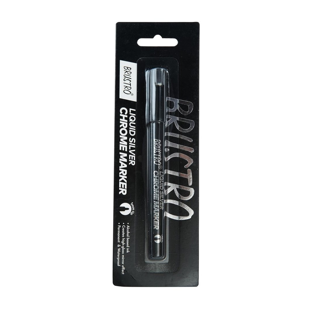 Brustro Liquid Silver Chrome Marker