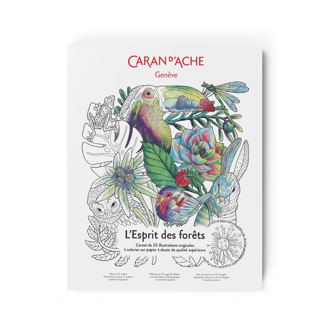 Caran D'Ache Esprit Des Forets Colouring Book