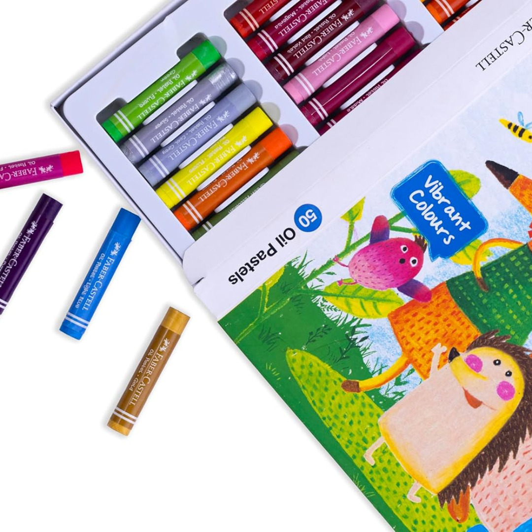 Faber-Castell Chunky Oil Pastels Colour Set