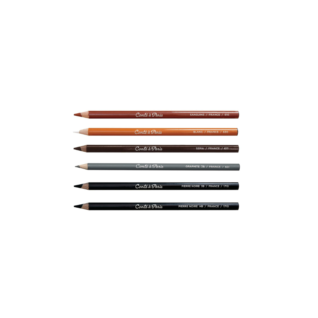 Conte A Paris Pencil Set - Pack of 6