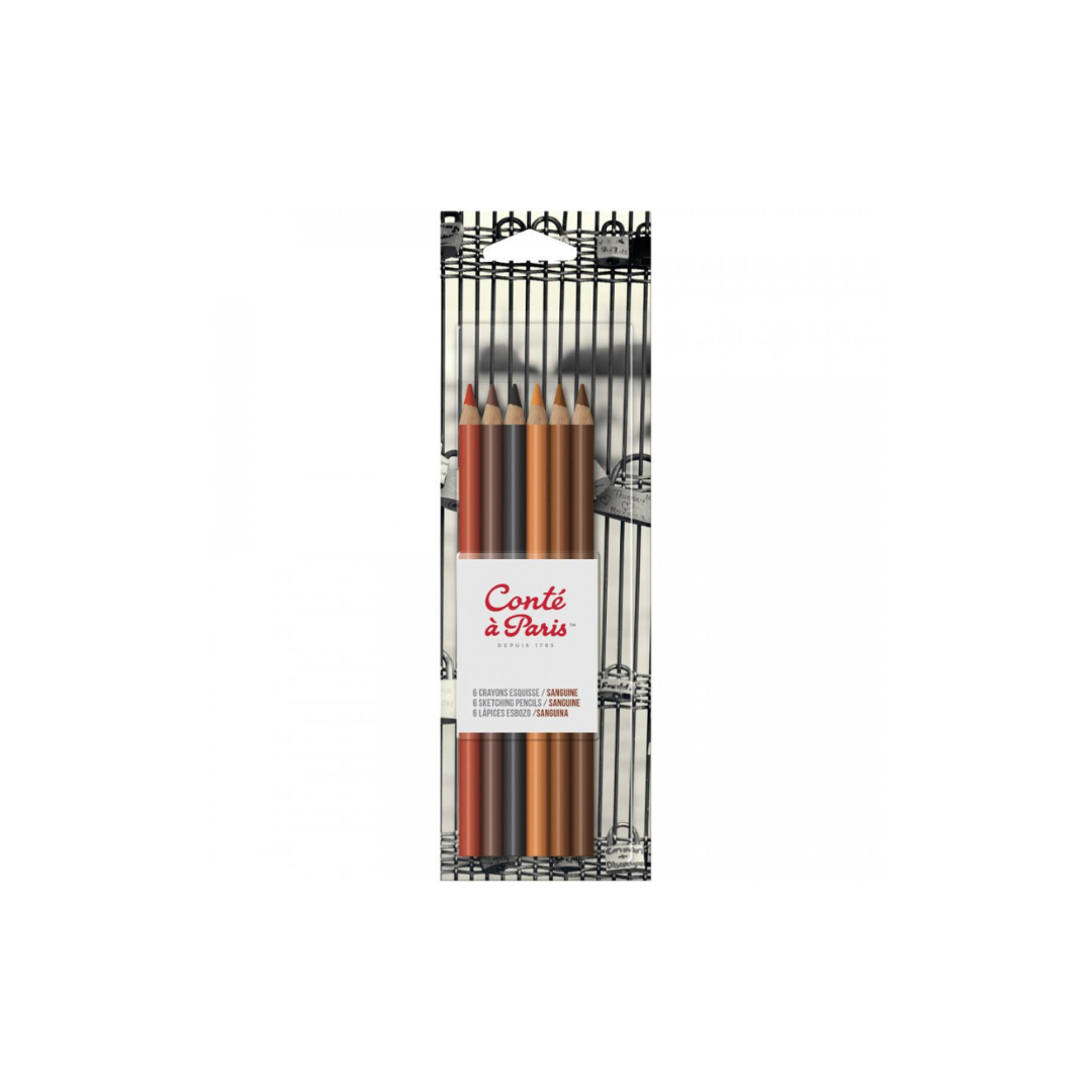 Conte A Paris Pencil Set - Pack of 6