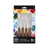 Liquitex Basics Metal Painting Knife - Pack of 6