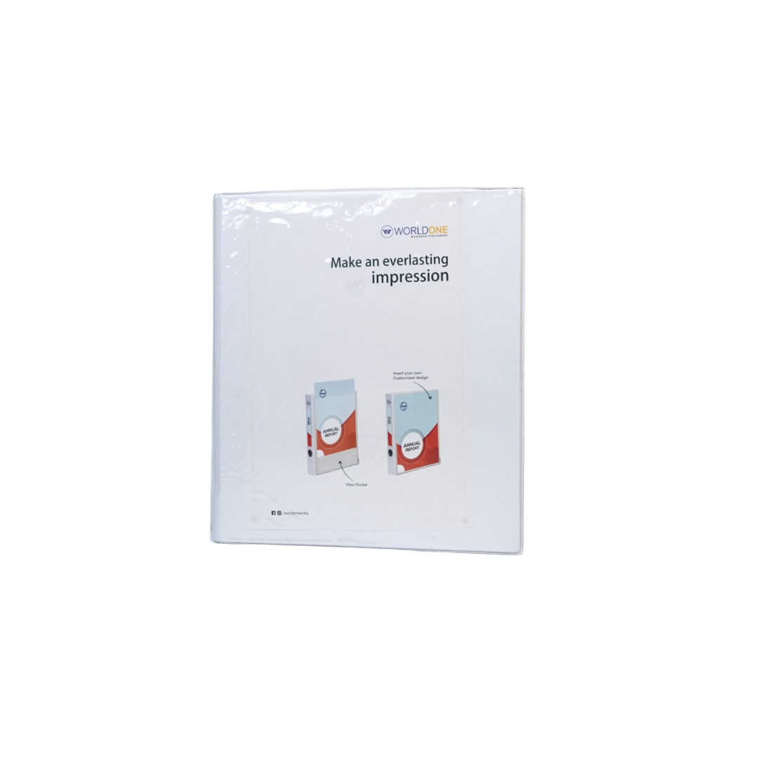 Worldone PVC Ring Binder - Pack of 2