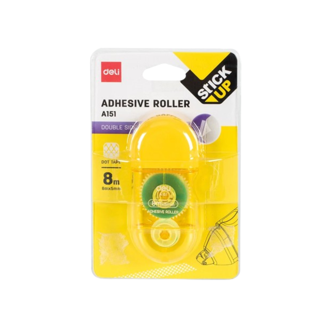 Deli Adhesive Roller Double Sided Dot Tape