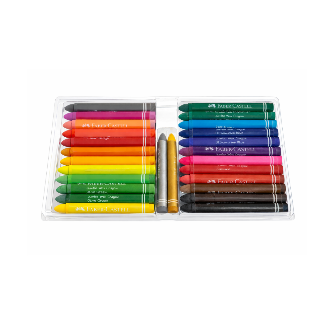 Faber-Castell Ultra Long Wax Crayon Set