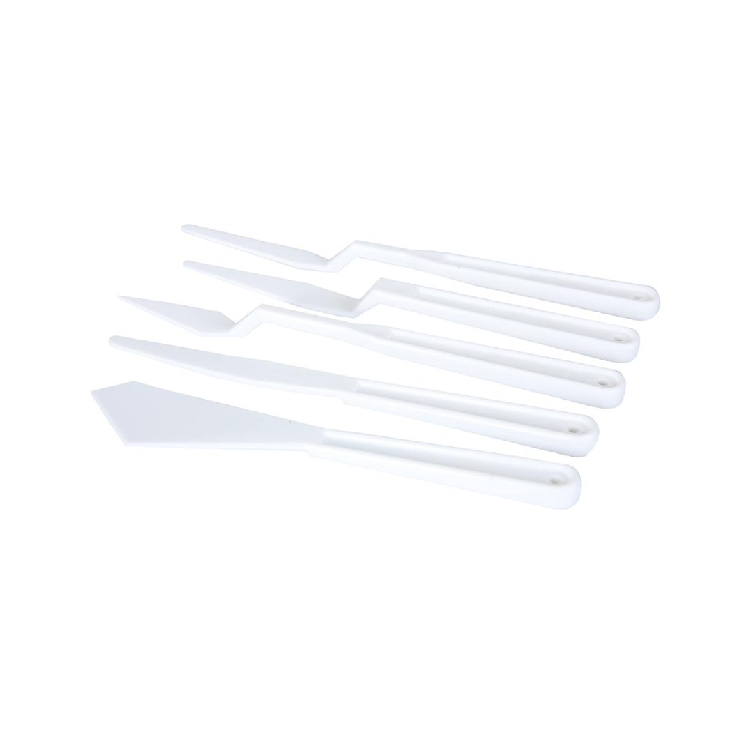 Brustro Plastic Palette Painting Knife - Set of 5