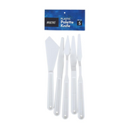 Brustro Plastic Palette Painting Knife - Set of 5