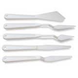 Brustro Plastic Palette Painting Knife - Set of 5