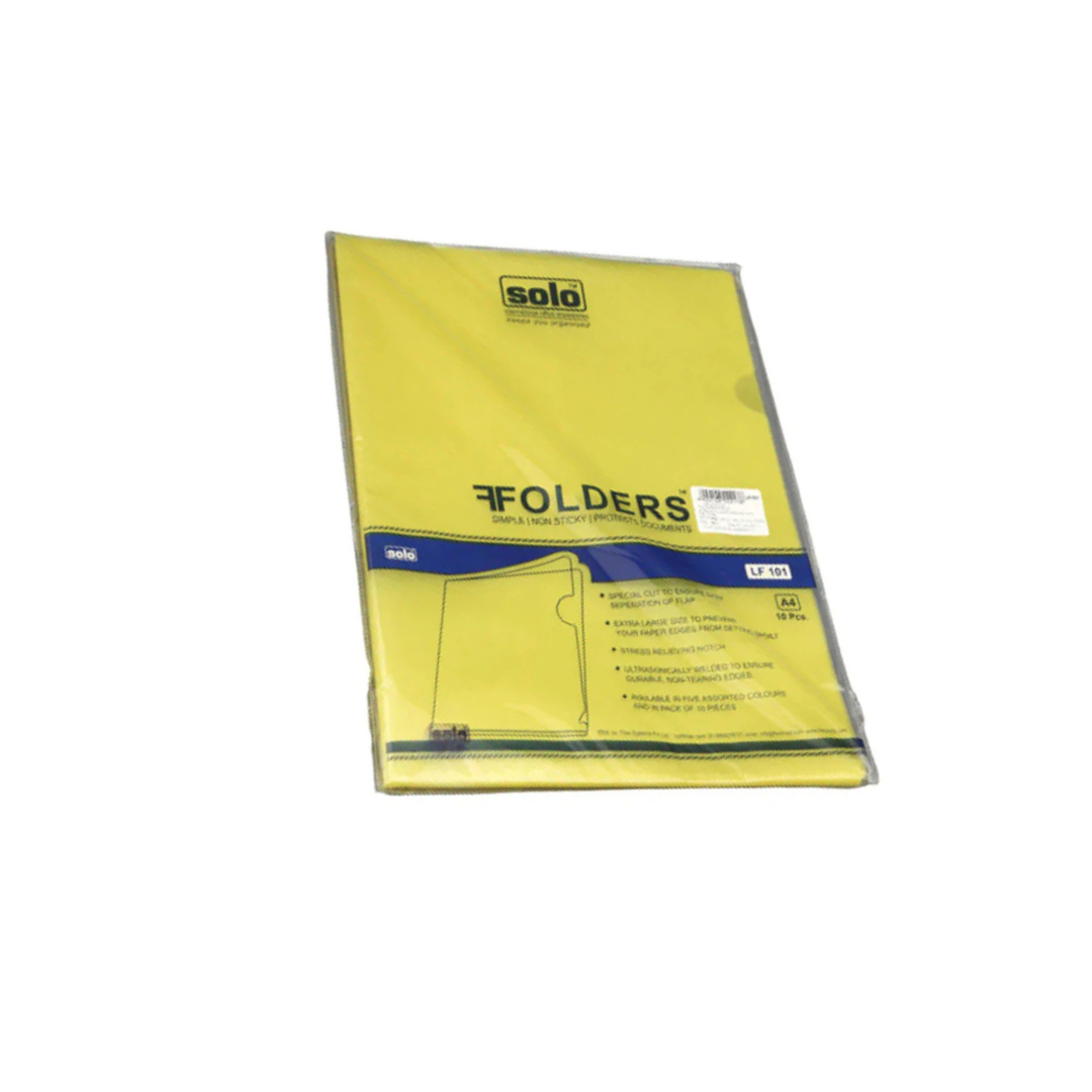 Solo A4 Clear Folder Set