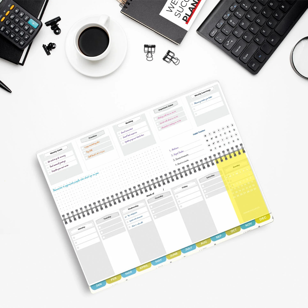 Solo Weekly Success Planner