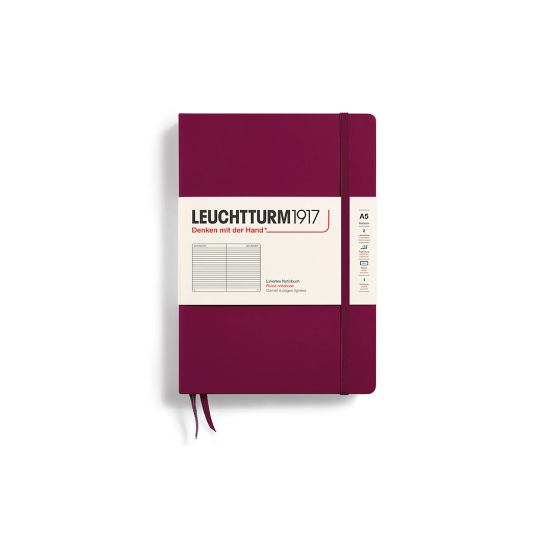 Leuchtturm1917 Ruled A5 Hardcover Notebook