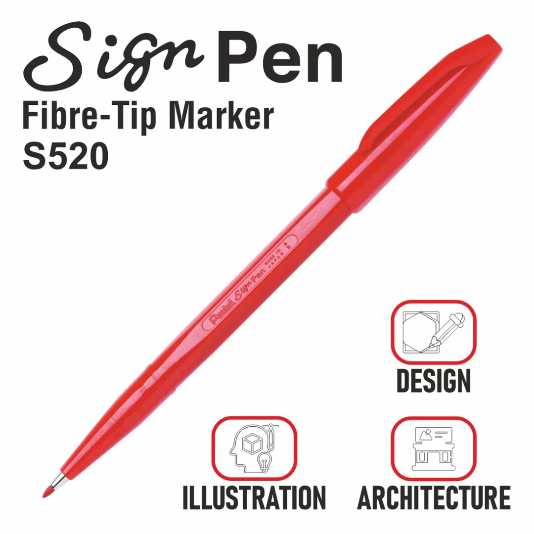 Pentel Sign Pen Set