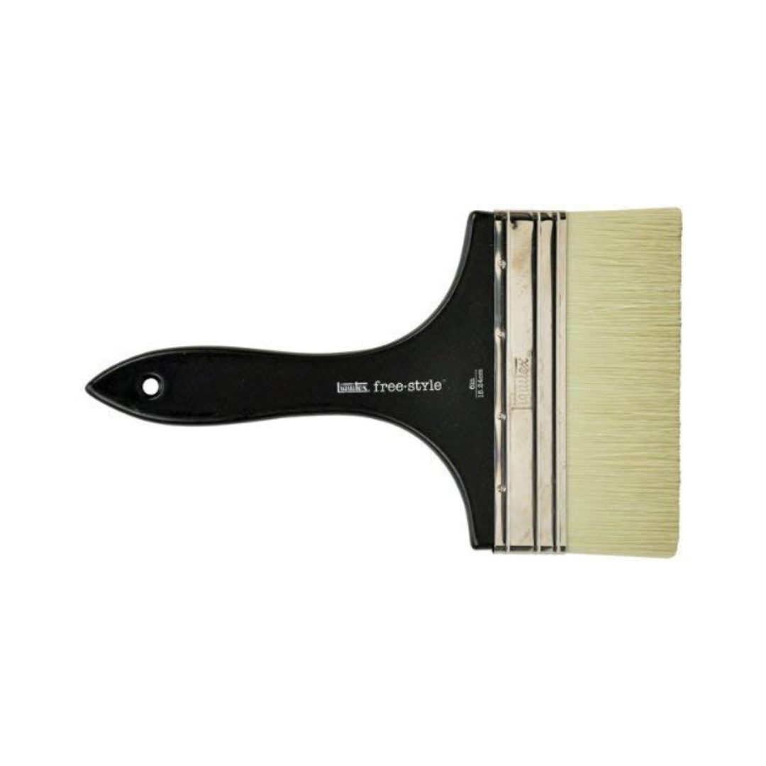 Liquitex Freestyle Brush Broad Flat, Short Handle