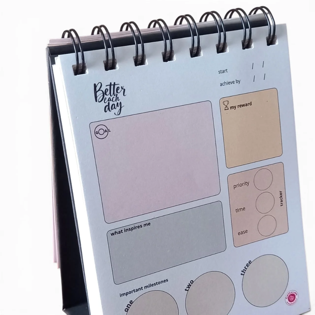 Gift of Love Undated Goal Planner Desk Set