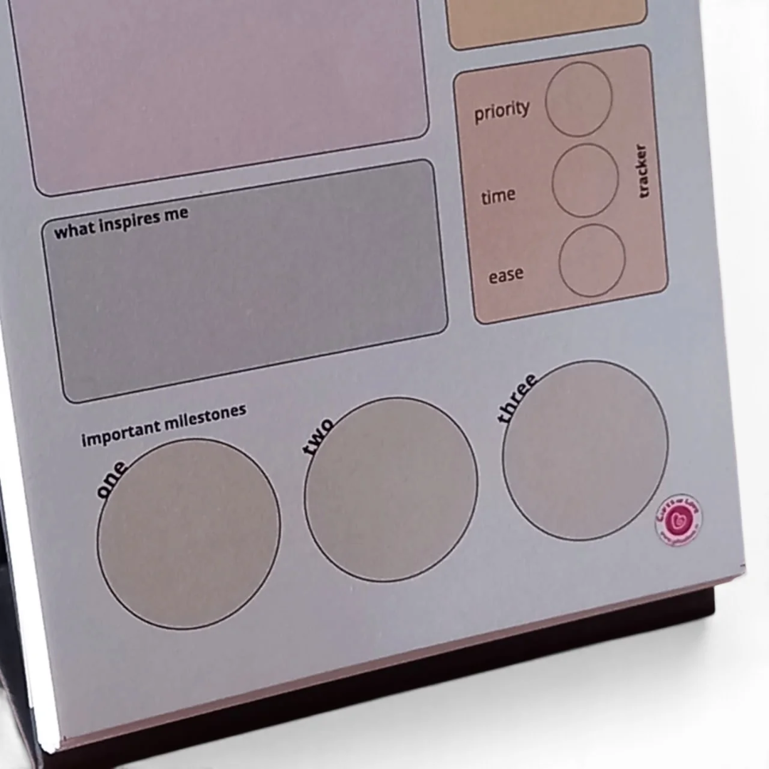 Gift of Love Undated Goal Planner Desk Set