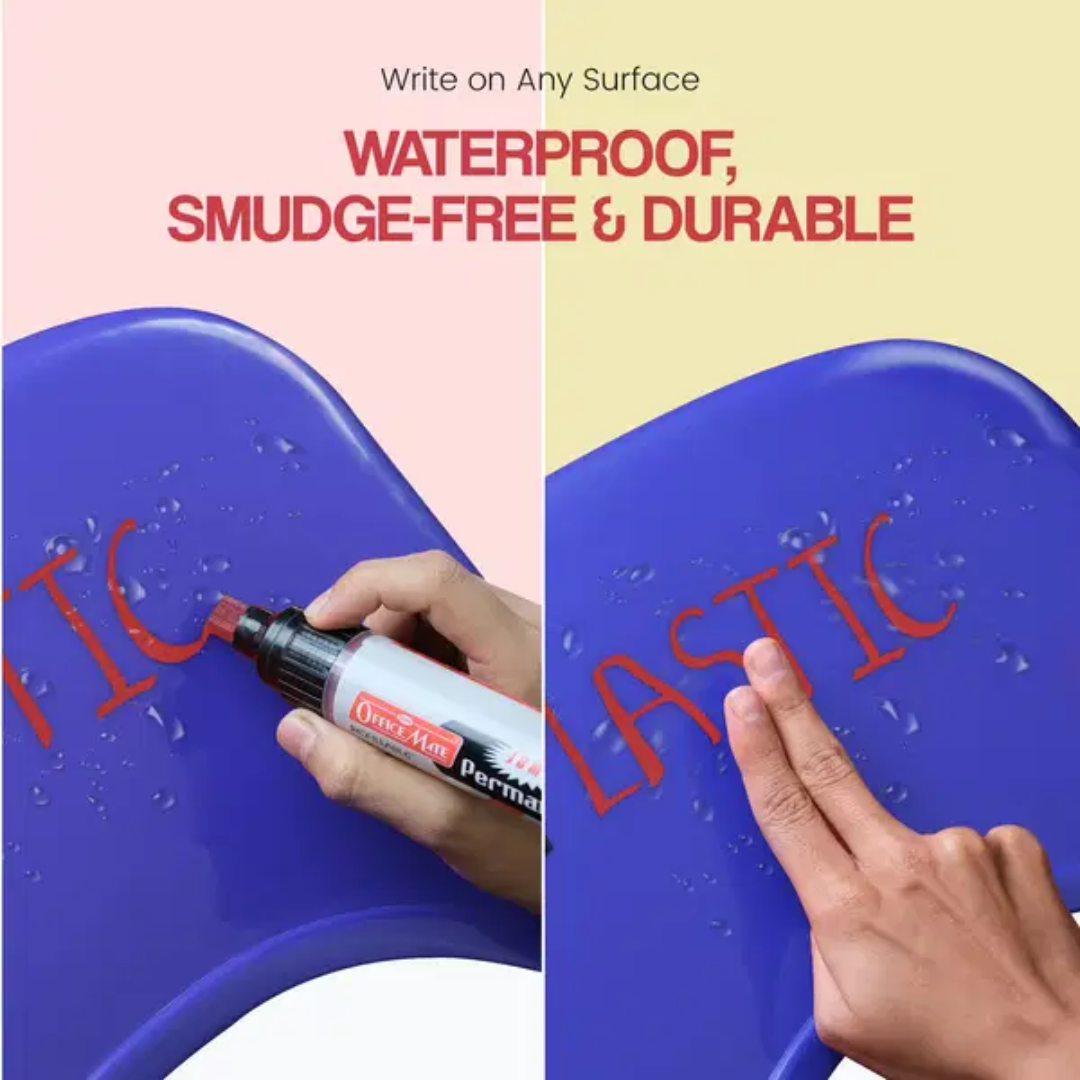 Soni Officemate Refillable Jambo Permanent Marker & Ink Set