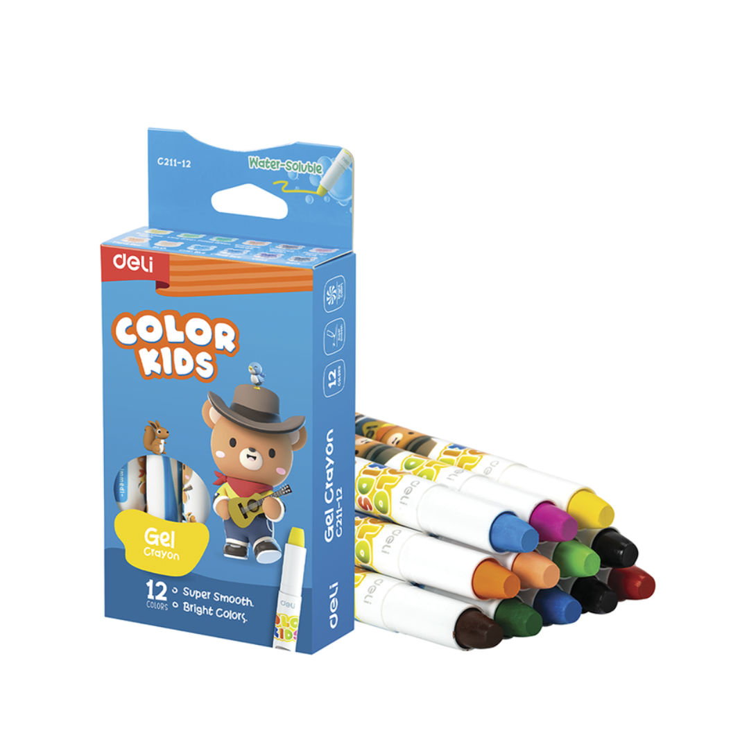 Deli Color Kids Gel Crayon