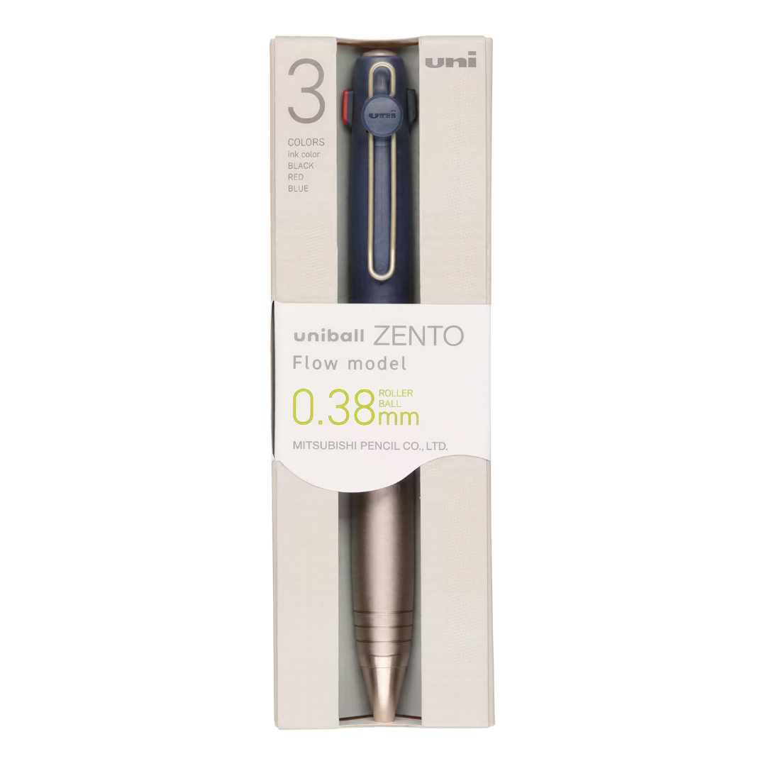 Uni Zento Flow 3 Color Ballpoint Pen